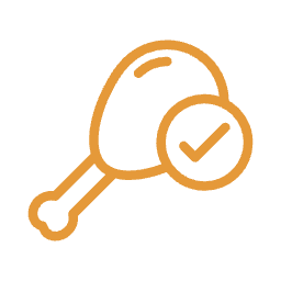 Icone Contrôle qualité du poulet